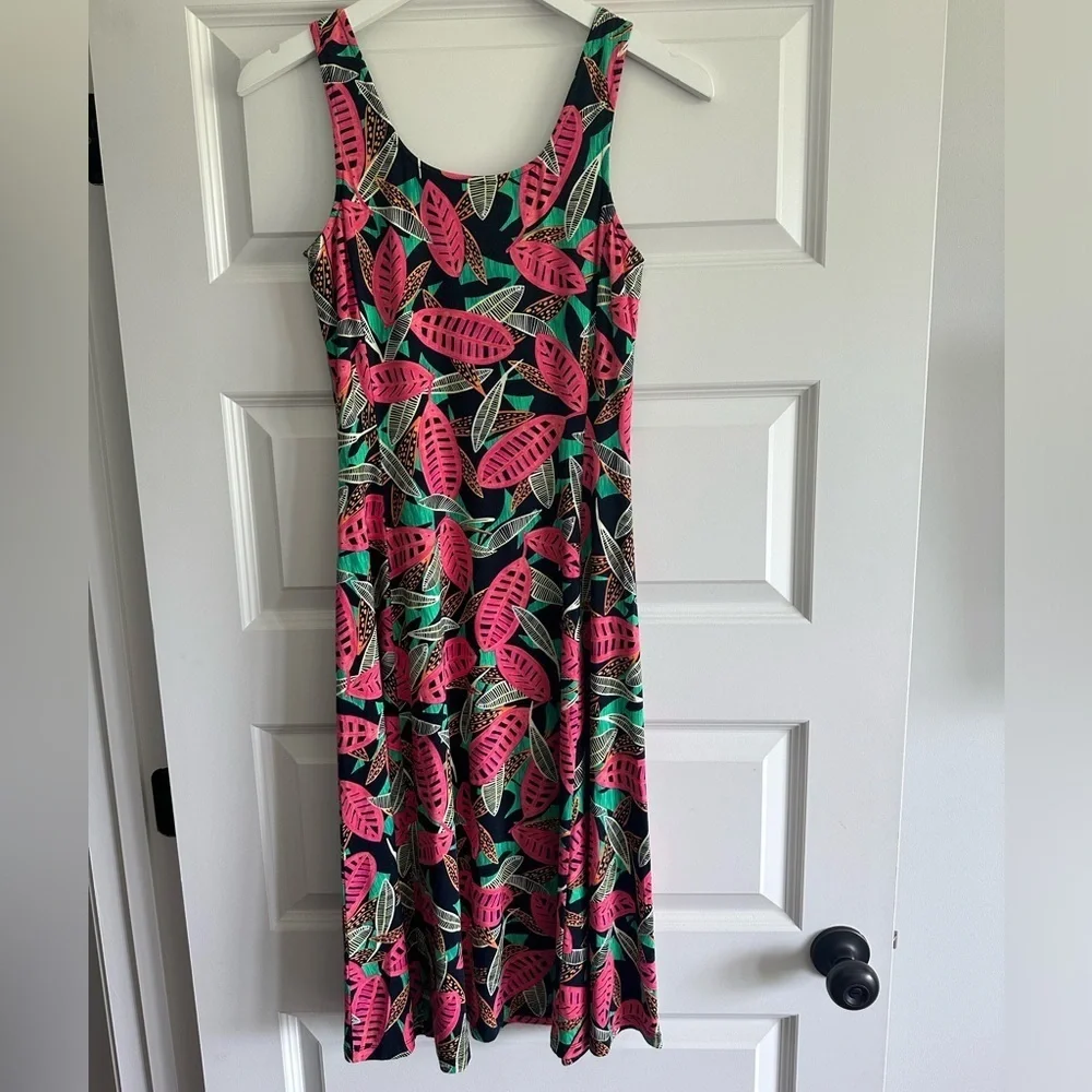 NIC+ZOE Colorful Canopy Sleeveless Dress